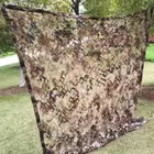 Lightweight Military Hidden Double Layer Leaf Camouflage Net hunting camo net