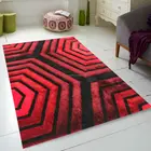 polyester long pile 3d design shaggy carpet