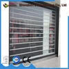 Bulletproof pc roller shutter automatic commercial shop front window metal door acrylic transparent