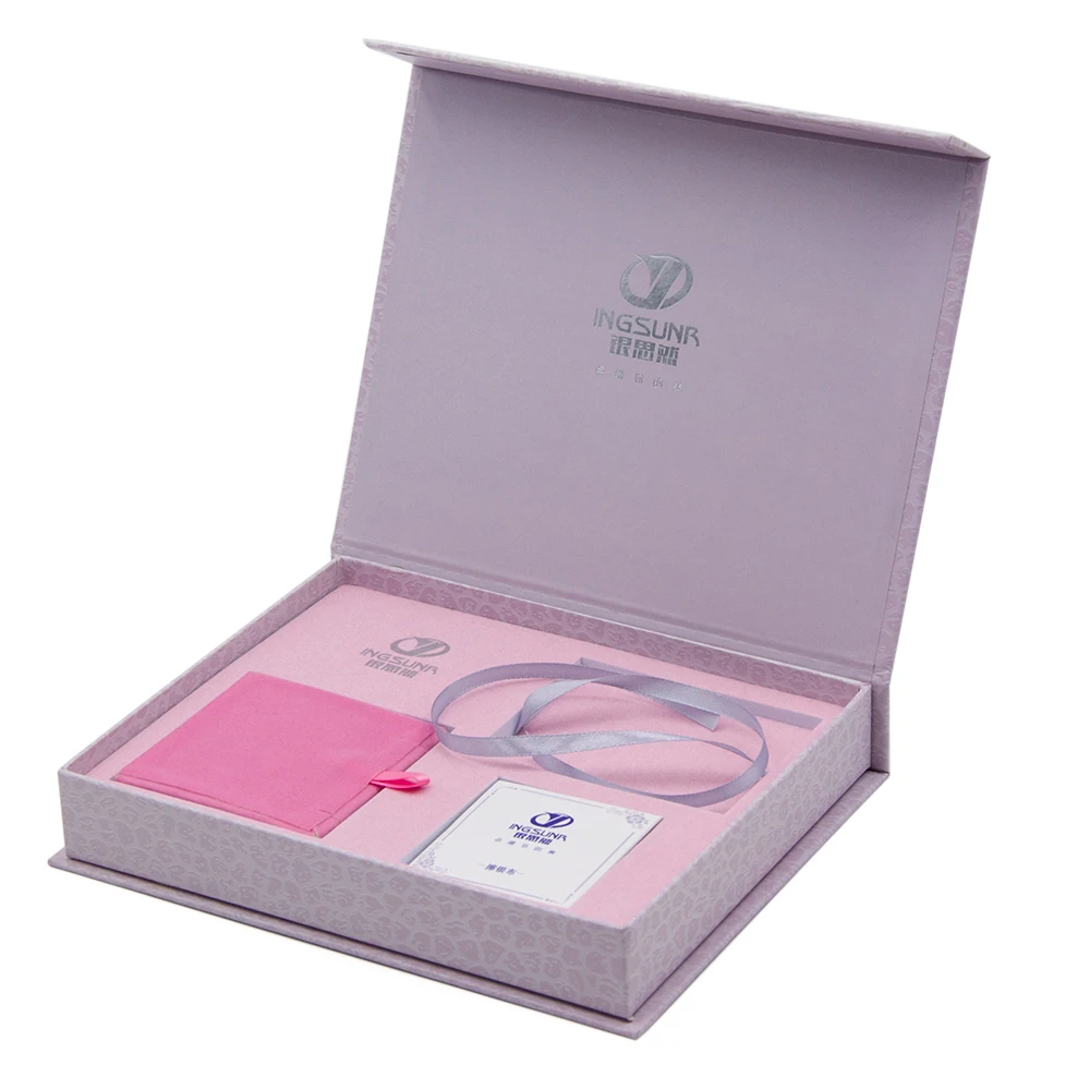 custom logo luxury cardboard foam insert paper jewelry box