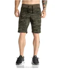 custom mens sweat shorts 100%cotton fitted camo shorts gym running shorts sportswear