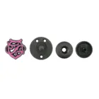 Wholesale Colorful 17X17 Zinc Alloy Azo-Free Metal Snap Button For Textile