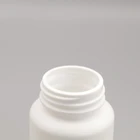 plastic capsules bottle round shape design,HDPE small plastic pill medicine white bottle