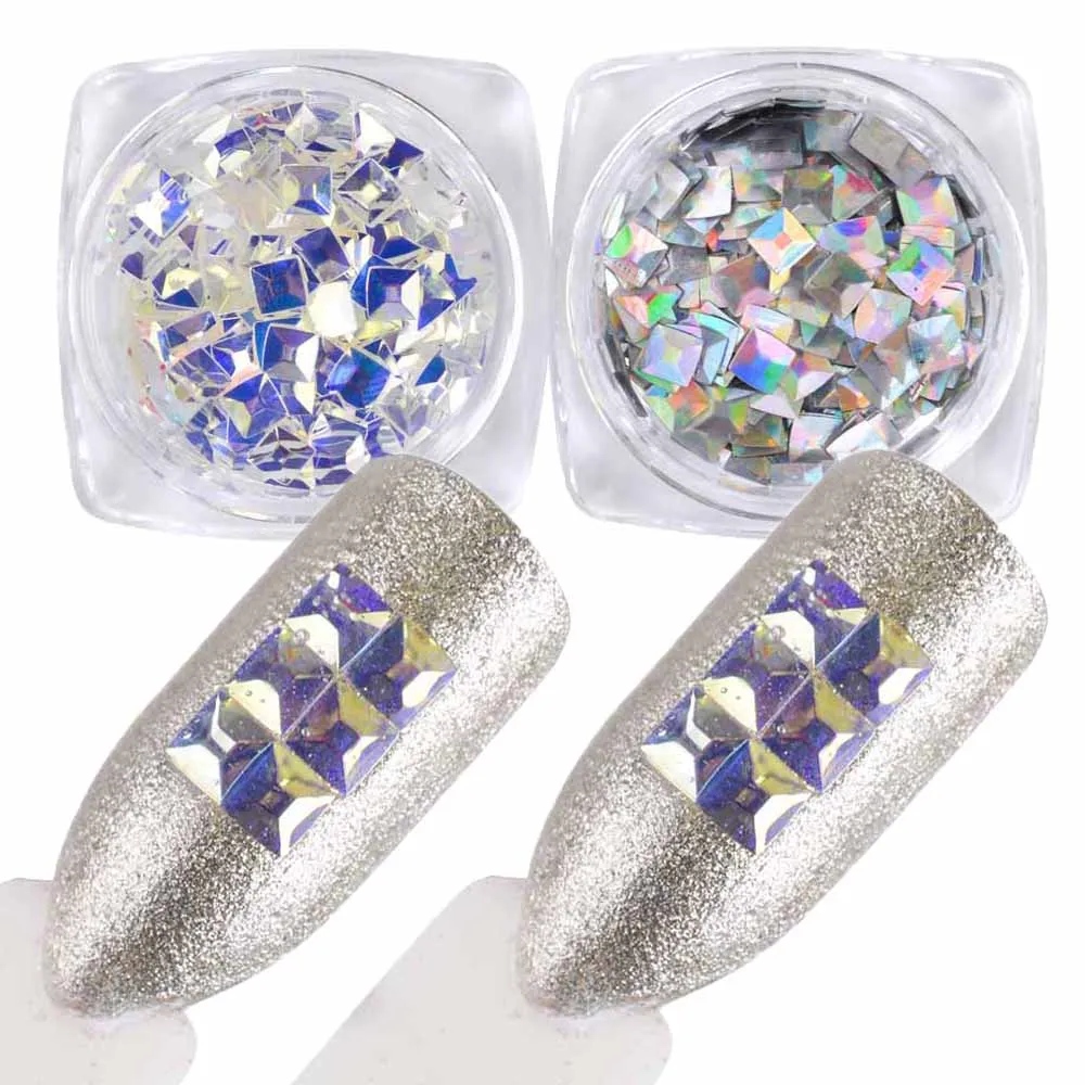 Nail Art Sequins 3D Flakes Shinning Glitter Mixed Decorations 1