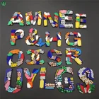 New Design Letter Custom Embroidered and Floral sequins patches