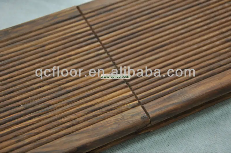 outdoor strand woven bamboo decking