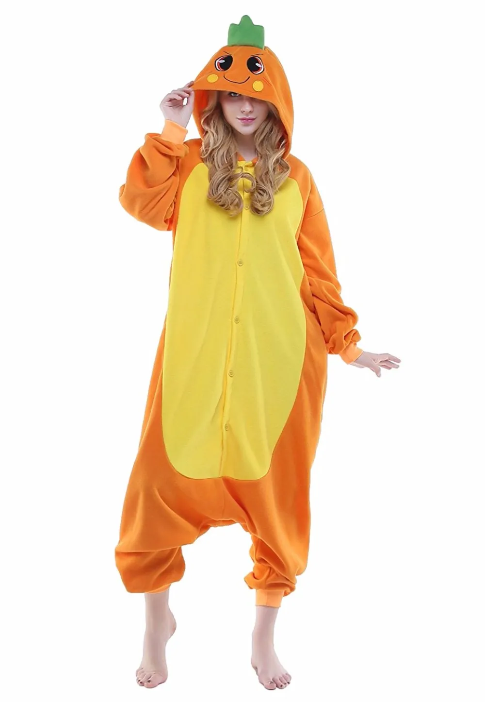 carrot pajamas onesie sleepwear costume