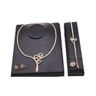 Women Imitation 24k Gold Plated Wedding Jewellery Dubai Jewelry Set