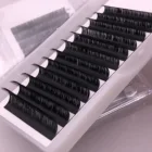 New Arrival Top quality volume lashes Korean PBT Makeup Tool fake eyelashes synthetic silk Flat Eyelash Extension
