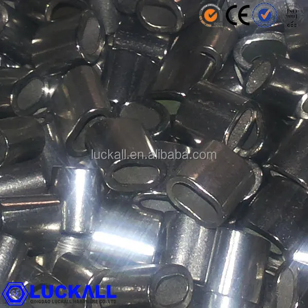 Stainless Steel Cable Ferrule Joint Oval Sleeve For Hoses Qingdao