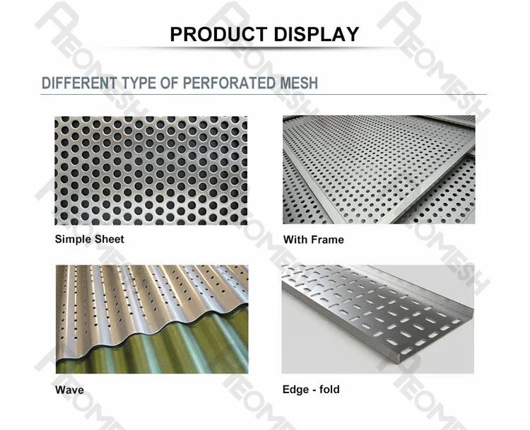 Made in Guangzhou Professional Factory English letters logo punching board Decorative Metal Perforated Mesh