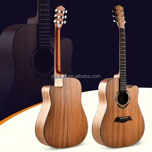 zebrawood acoustic guitar strings cutaway body wholesale