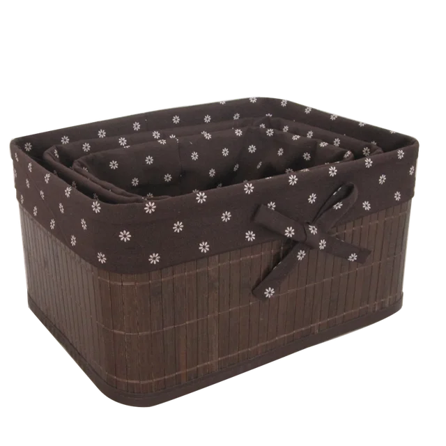 wholesale picnic handmade woven bamboo basket