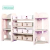 wholesale kids plastic storage cabinet book display shelf bedroom furniture