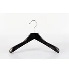 Gold Hook Retro Finish Coat Jacket Hanger in Solid Wood