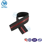 DAWEI brand good quality design plastic zip thin teeth long chain wholesale plastic zipper