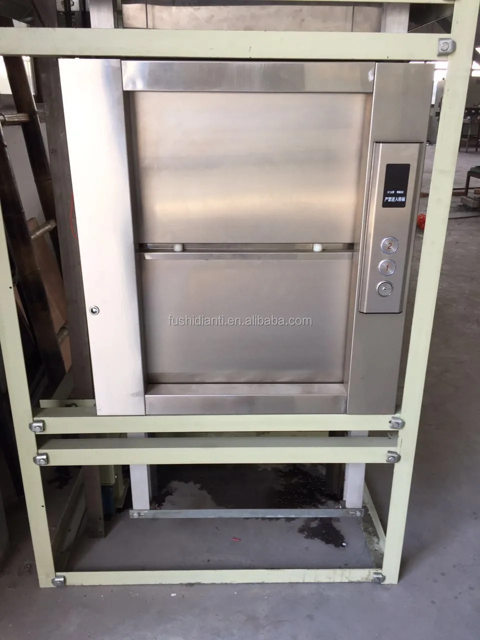 Home Elevator Dumbwaiter Mini Meals Lift Traction Machine For Kitchen