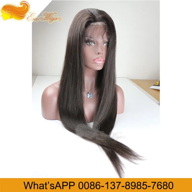High quality brazilian human hair lace wigs top silk based full lace wig 
