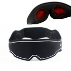 Novelty design sleeping eye cover heating massage gel mask