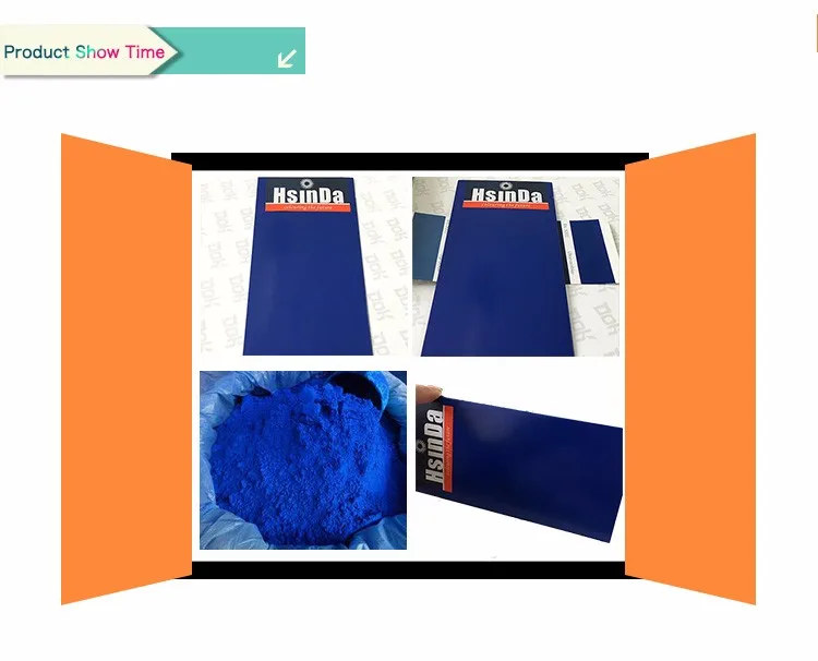 ISO Quality RAL5002 Blue Electrostatic Epoxy Paint Lead Free Material Metal Powder Coating