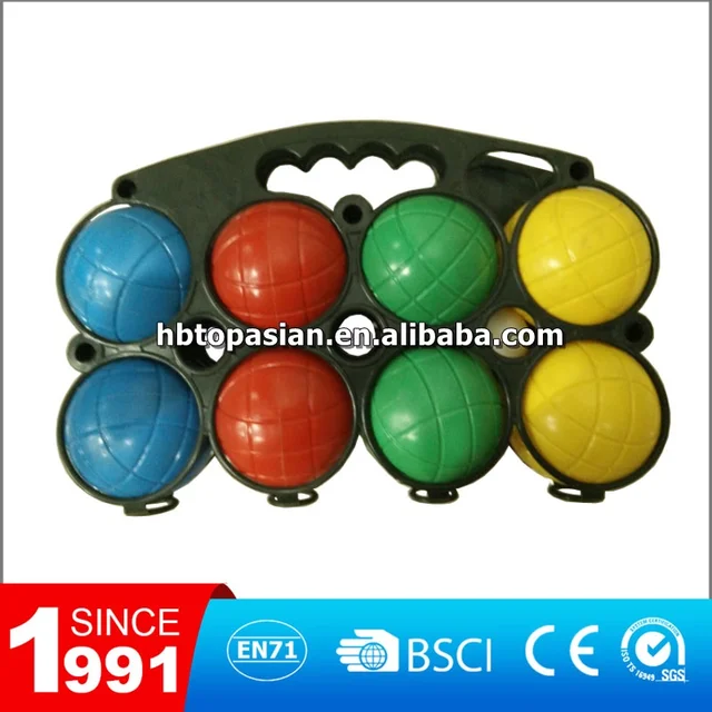 french game of bocce set/petanque ball set for outdoor