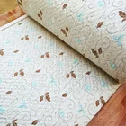 Hot sale100%poly linen look fabric Popular quilted Holland velvet fabric for mattress for sofa cover
