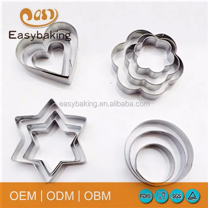 stainless steel cookie cutter set 1-2