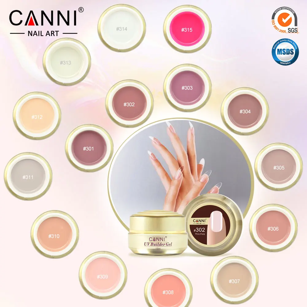 3631w Canni 15ml Factory Uv Gel Nails False Nail Extension Whole Uv Gel Nail Polish Extension Kit Soak Off With