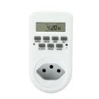 Digital day weekly monthly electrical timer switch socket