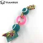 handmade dog reflective crochet toys pet