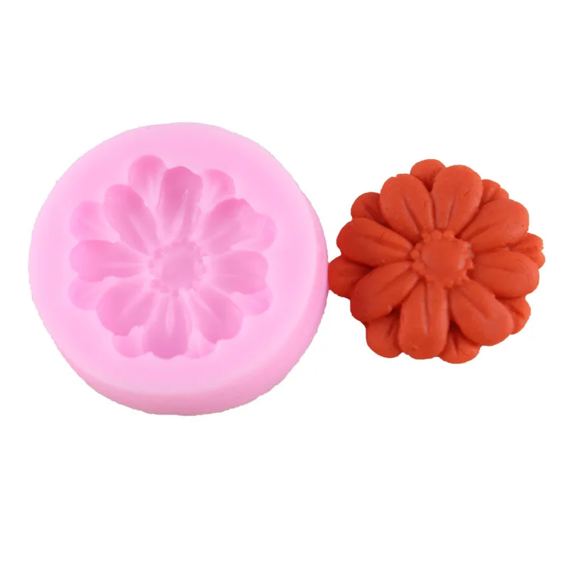 DIY silicone molded flower cake baking cake decorative arts tool chrysanthemum taobao 1688 agent