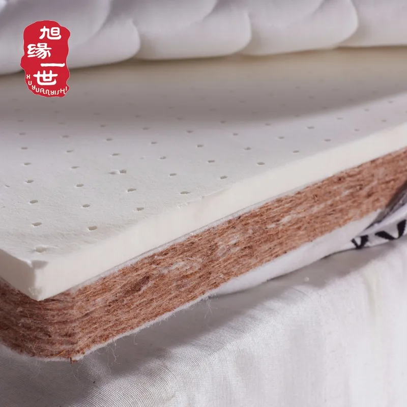 Twin queen king sizes high grade 4D fabric cover natural coconut latex adult bed mattress - Jozy Mattress | Jozy.net