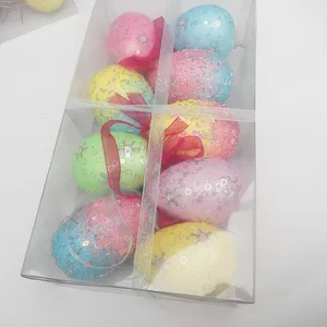 foam easter eggs gift set glitter beautiful decorative egg
