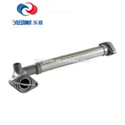 China manufacturer abs flexible metal exhaust interlock hose