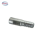Galvanized Steel Water Pipe Fittings, Pipe nipple, barrel nipple Plumbing Material In China