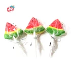 Halal Fruit Flavours Watermelon shape sweet lollipop candy