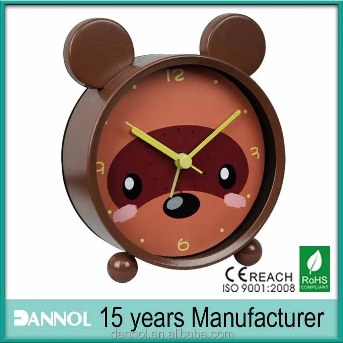 cute bear alarm clock return gifts for children/teach me time