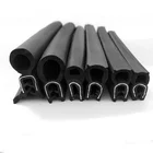 Rubber foaming sealing strip with steel skeleton insert