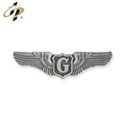 Promotion zinc alloy metal custom design pilot wing pin badge for souvenir