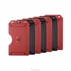 Durable Horizontal Vertical Hard Plastic ID Card Holder, Plastic ID Badge Holder