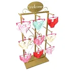 tier display shelf underwear and bra display rack clothes display rack