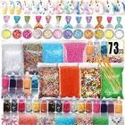 wholesale inventory Plastic Fuse Beads Kits 72 colors Pearls Art Crafts Education Toys Plastic diy sensory kit pinzas kids