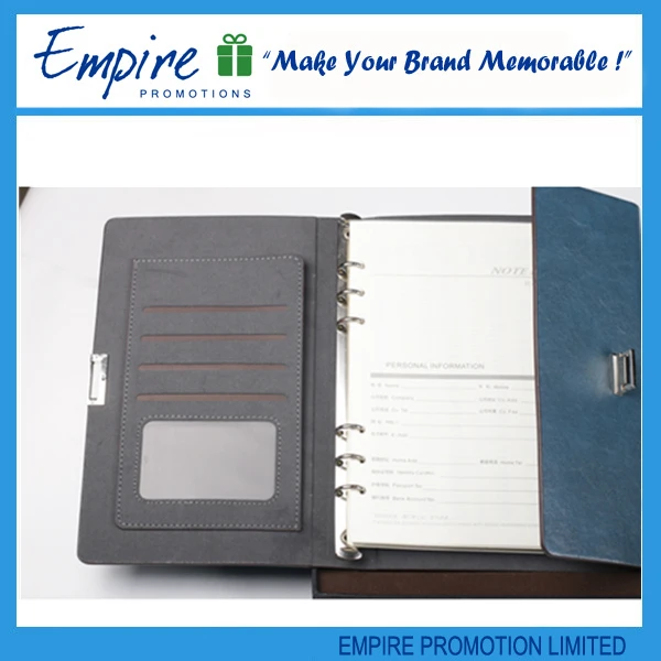 notebook   1) low moq: it can meet your promotional business