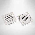 China high-grade stainless steel plumbing drainage shower square garage floor drain
