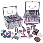 Ready To Ship Transparent Acrylic Total Makeup Kit Cosmetics Set Make Up kit For Women