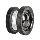 Hand truck trolley wheel 10 inch solid rubber wheel for generator, pressure washer, log splitter