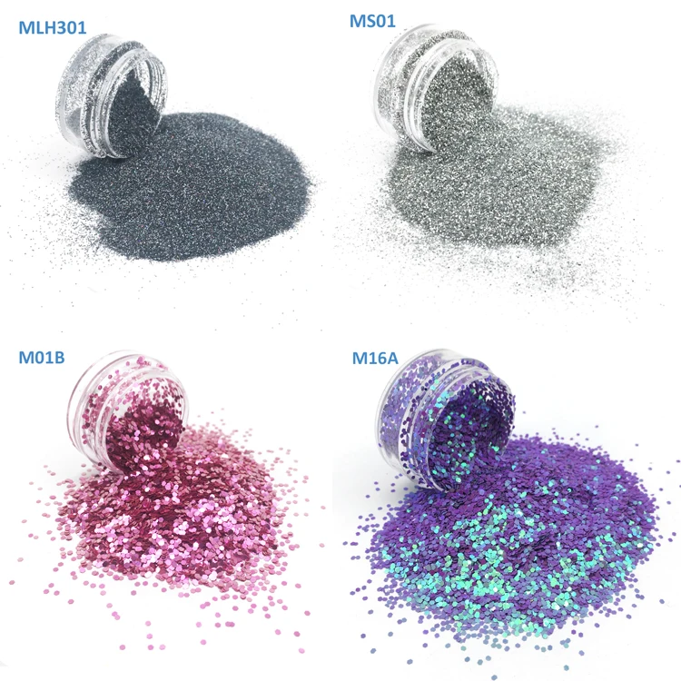 Eco Friendly Chunky Powder Craft Holographic Glitter for Body Hair