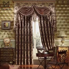 Living room Arabic style jacquard windows curtains