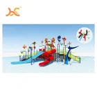Big water play equipment amusement park games water slides fiberglass for adults