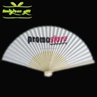Craft Paper Folding Fan Folding Hand Fan Custom Made Craft Bamboo Skeleton Paper Folding Hand Fan With Your Artwork